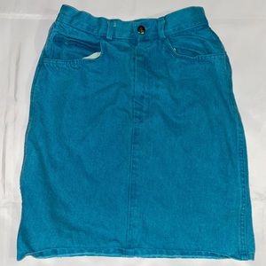 Jou Jou Y2K Midi Jean Skirt